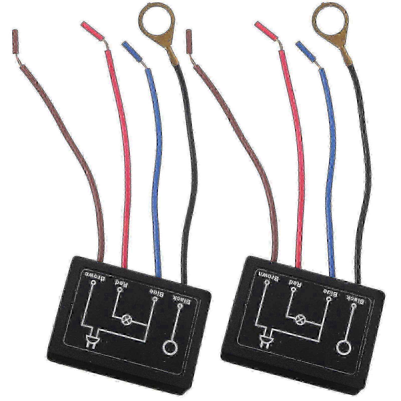 2 Pcs Lamp Switch Touch Light Switch Dimmer Touch Sensor Switch Table Lamp Dimmer Switch Replacement 4 Way Touch Sensor Dimmer