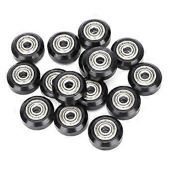 15Pcs V Shape Wheels POM Pulleys 3D Printer Accessories for Ender 3 for Tevo Tarantula