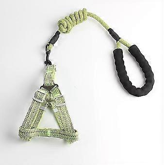 Pet Harness Neck Collar Comfortable Chest Strap Adjustable Traction Rope Leash Puppy 120/1.5cm