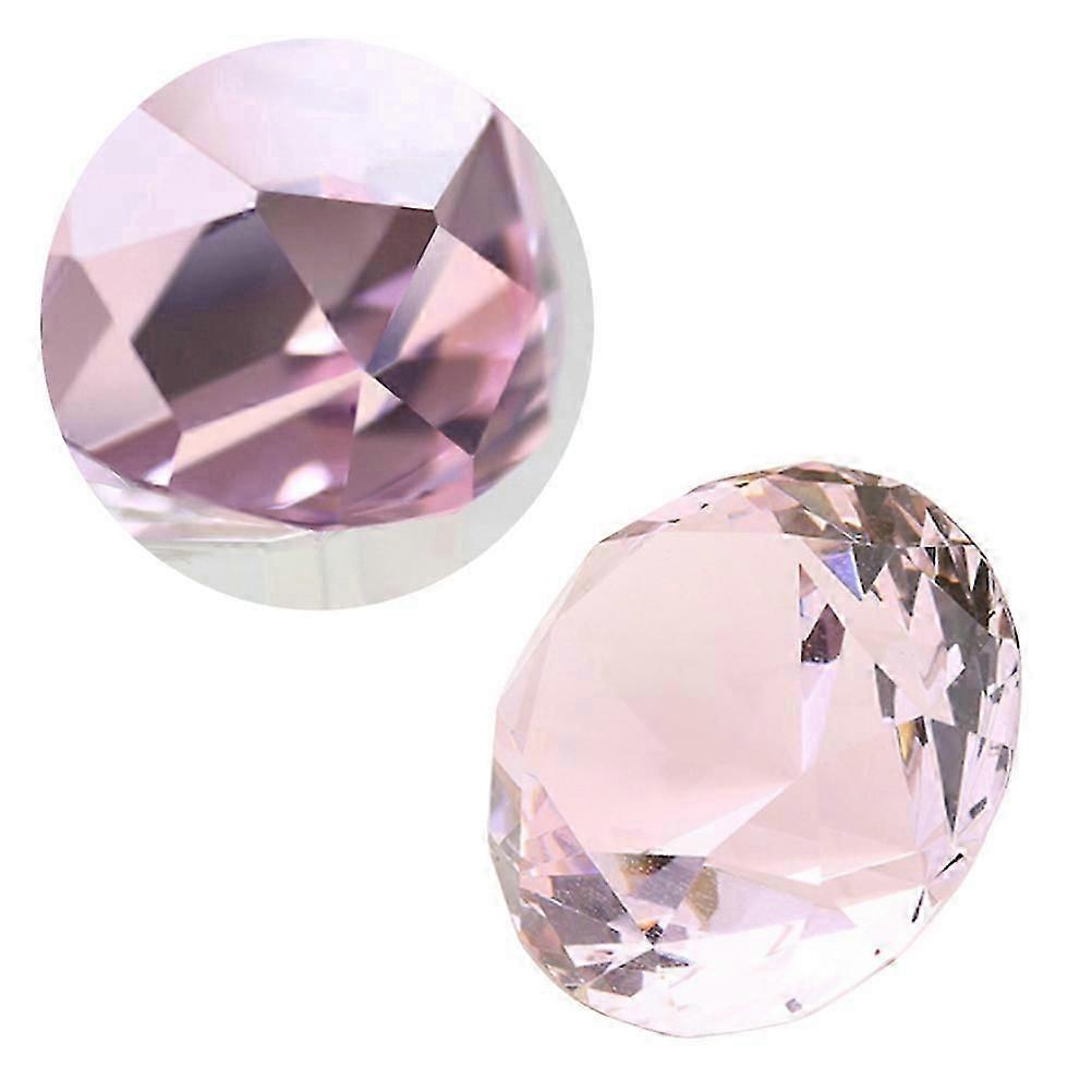 Pink Artificial Crystal Diamond Decor for Wedding, Home & Party