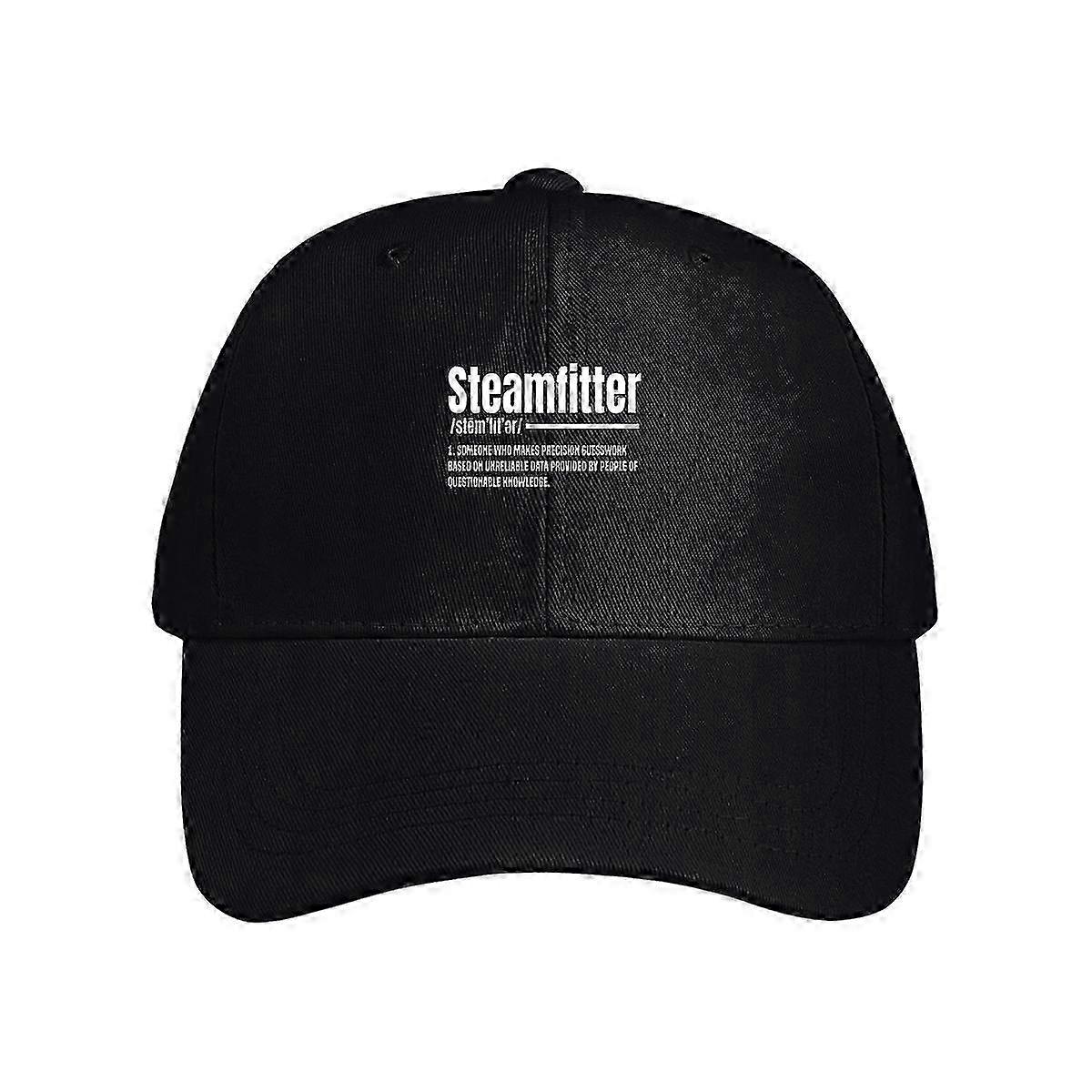 Structured Baseball Cap with Adjustable Hook and Loop Fastener for Outdoor Activities