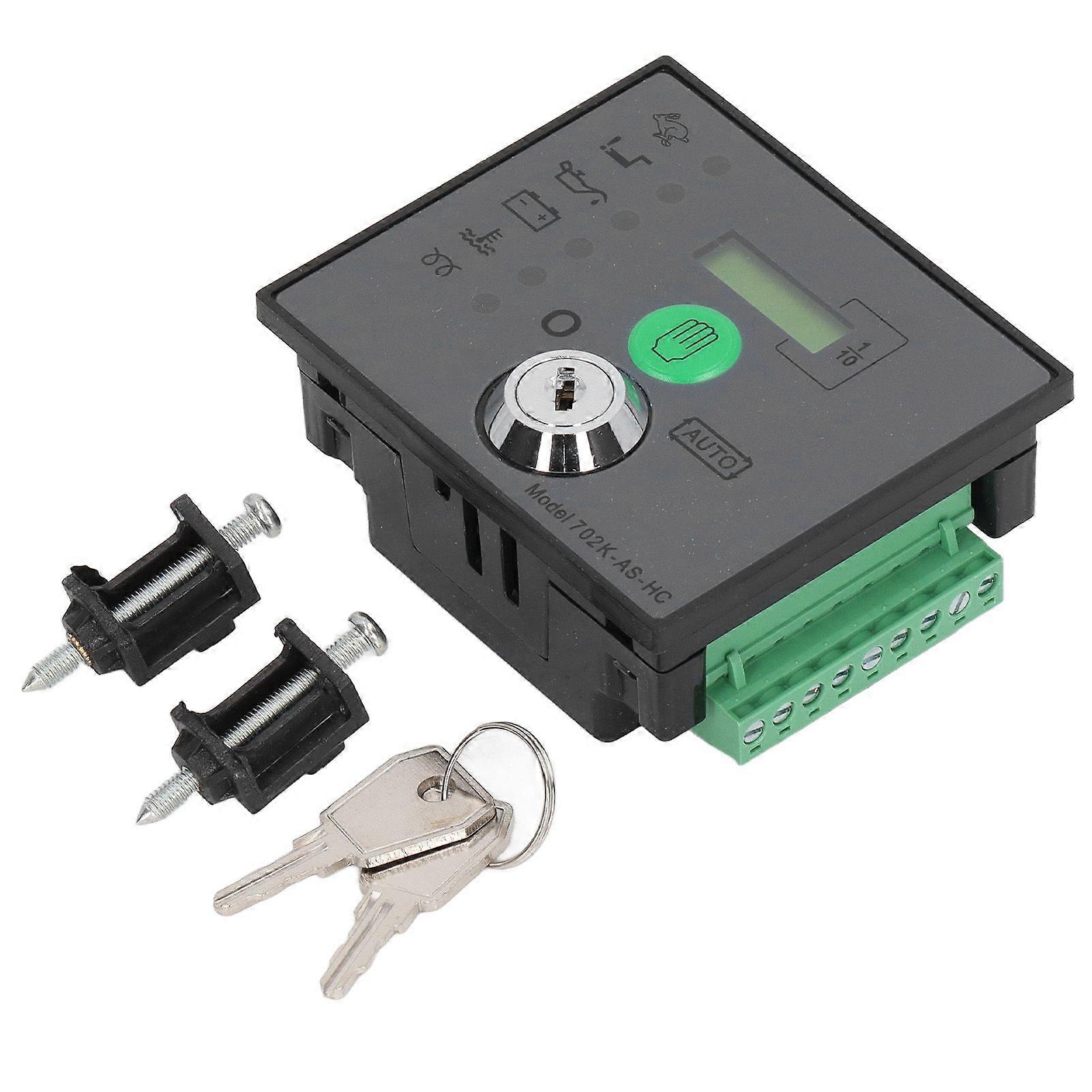 Generator Control Module Auto Start LED Indicator LCD Screen Genset Controller 835VDC