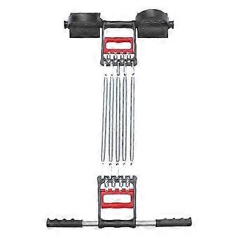 Foot Sit Up Spring Pedal Rally Muscles Strengthen Exerciser Physical Ergonomic Handle Pull Rope Leg Training Fitness Equipment (Black)