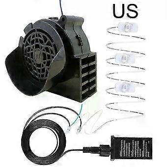 1Set 12V 05A Fan Blower Motor With 3 LEDs Lig For Garden Yard Inflatable Decor Constant Flowing Air,L