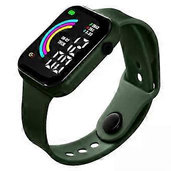 Pulseira esportiva para meninos e meninas, relógio de pulso eletrônico com display de 12 horas para estudantes