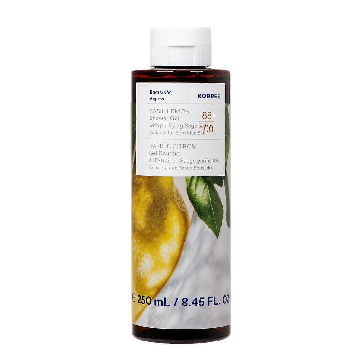 Korres Basil Lemon Shower Gel 250 ml
