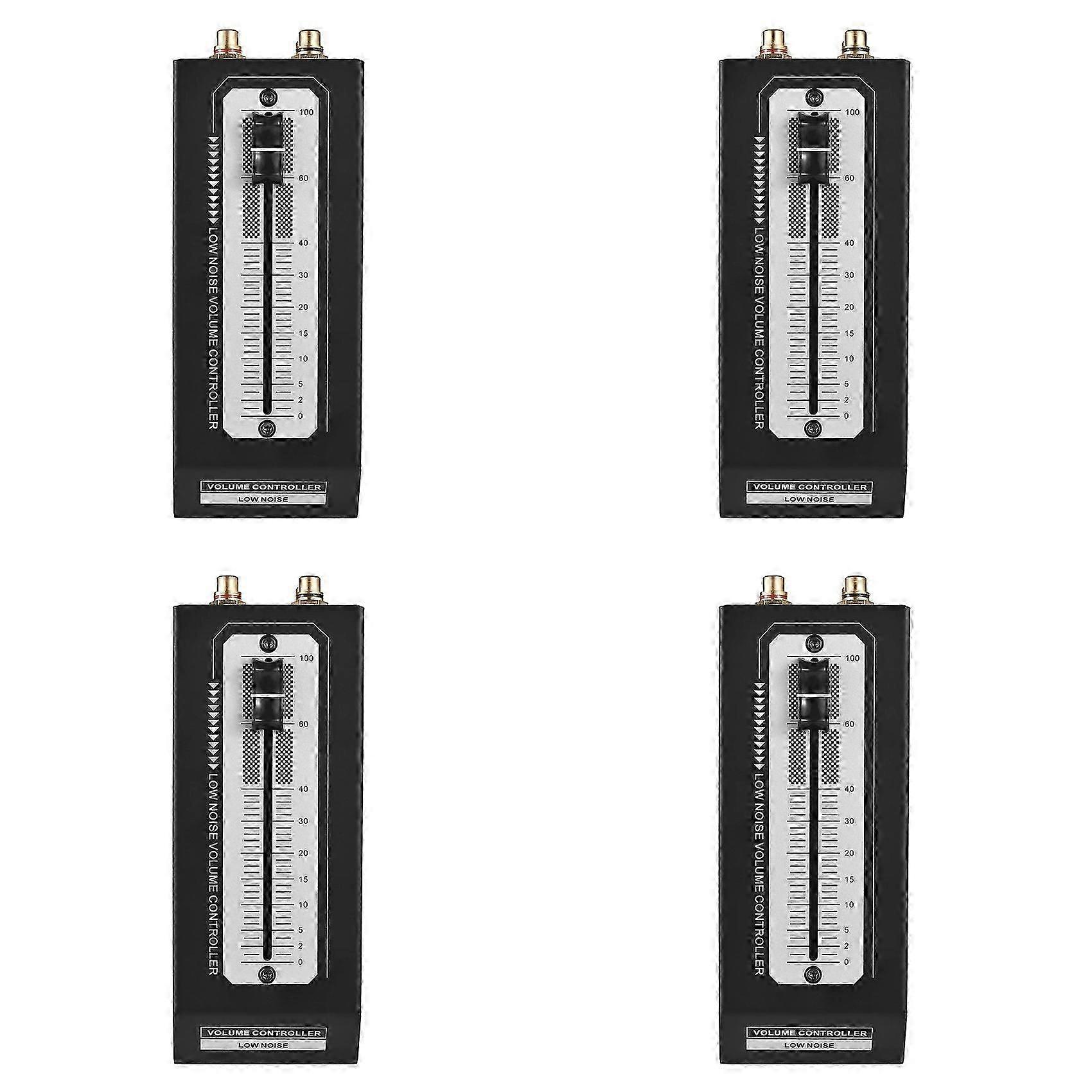 4X Passive Volume Controller Passive Preamp Active Speaker Volume Adjustment Controller Professional Audio Equipment