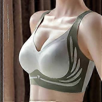 Large Size Underwear for Women Breathable Large Breasts, Small Without Steel Rings, Adjustable Anti-sagging Bra