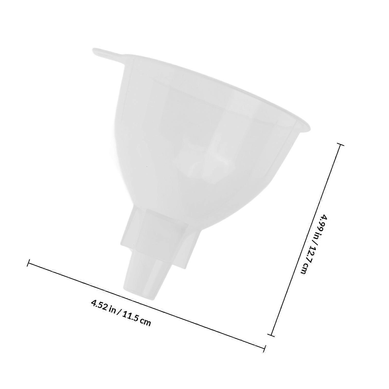 Liquid Transfer Kitchen Funnel Multi Use Transparent Plastic Funnel