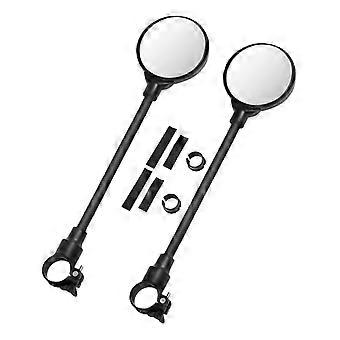 Espelhos retrovisores ajustáveis do guidão para o refletor rotativo da motocicleta da bicicleta 360