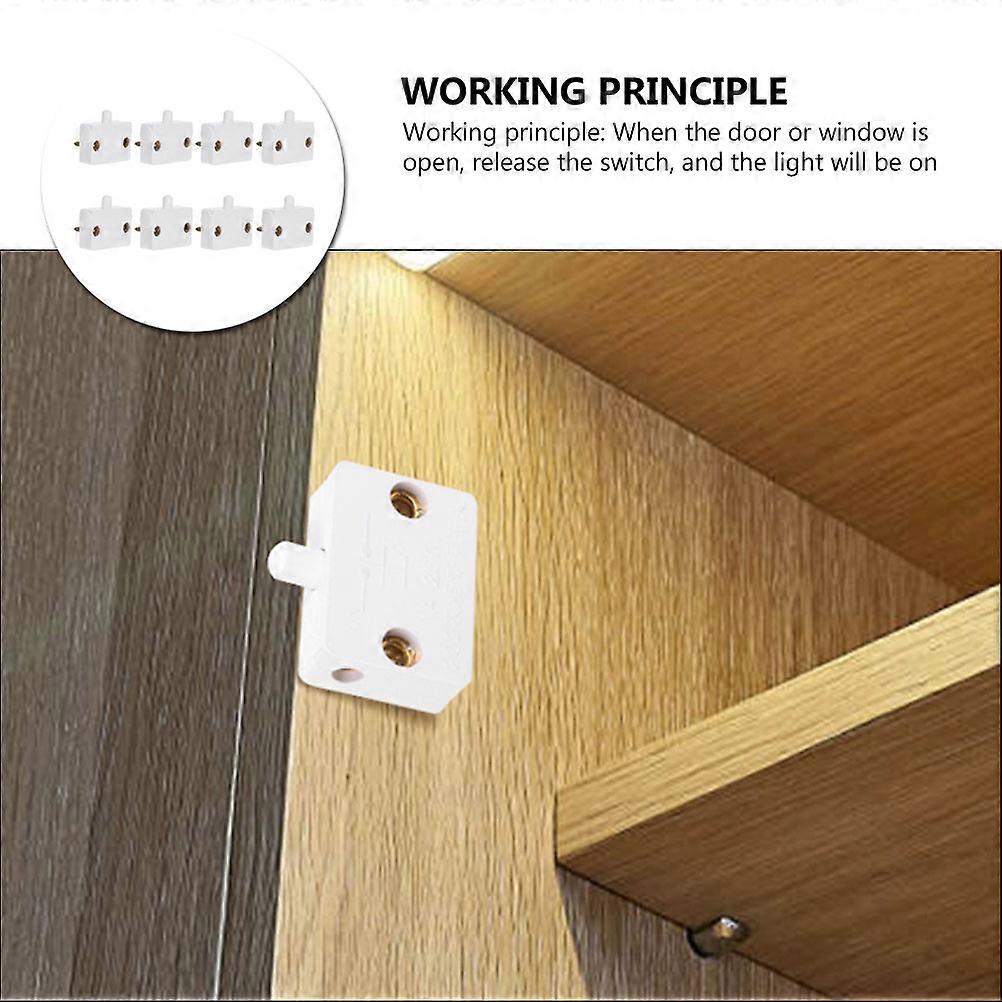 Electrical Light Switch Door Touch Lamp for Cabinet 8Pcs
