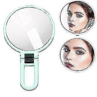 Portable Handheld Pliant Réglable Mont Magnifiant Maquillage Miroir