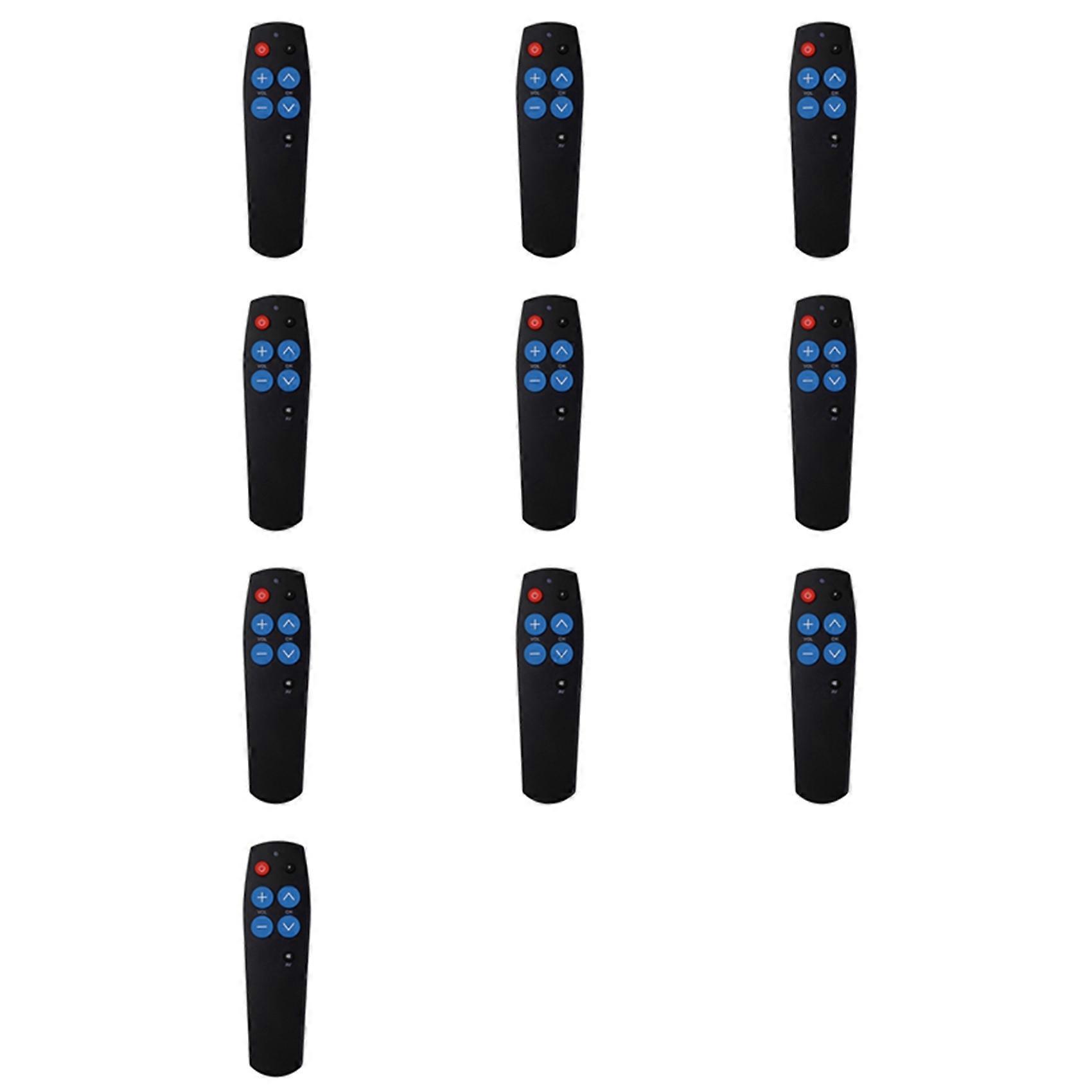 10X Universal Learn Remote Control for Seniors,7 Big Keys Controller Copy Code From TV STB DVD BOX Lighting Controller