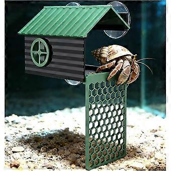 Hermit Crab Hideaway, Hermit Crab Foraging Cave with Ladder, Hermit Crab Climbing Wall Toy for Lizards and Tarantulas