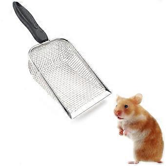 Hamsterbakschepje met hoekreinigingsnet en fijne gaatjes, schoonmaakgereedschap voor hamsteruitwerpselen