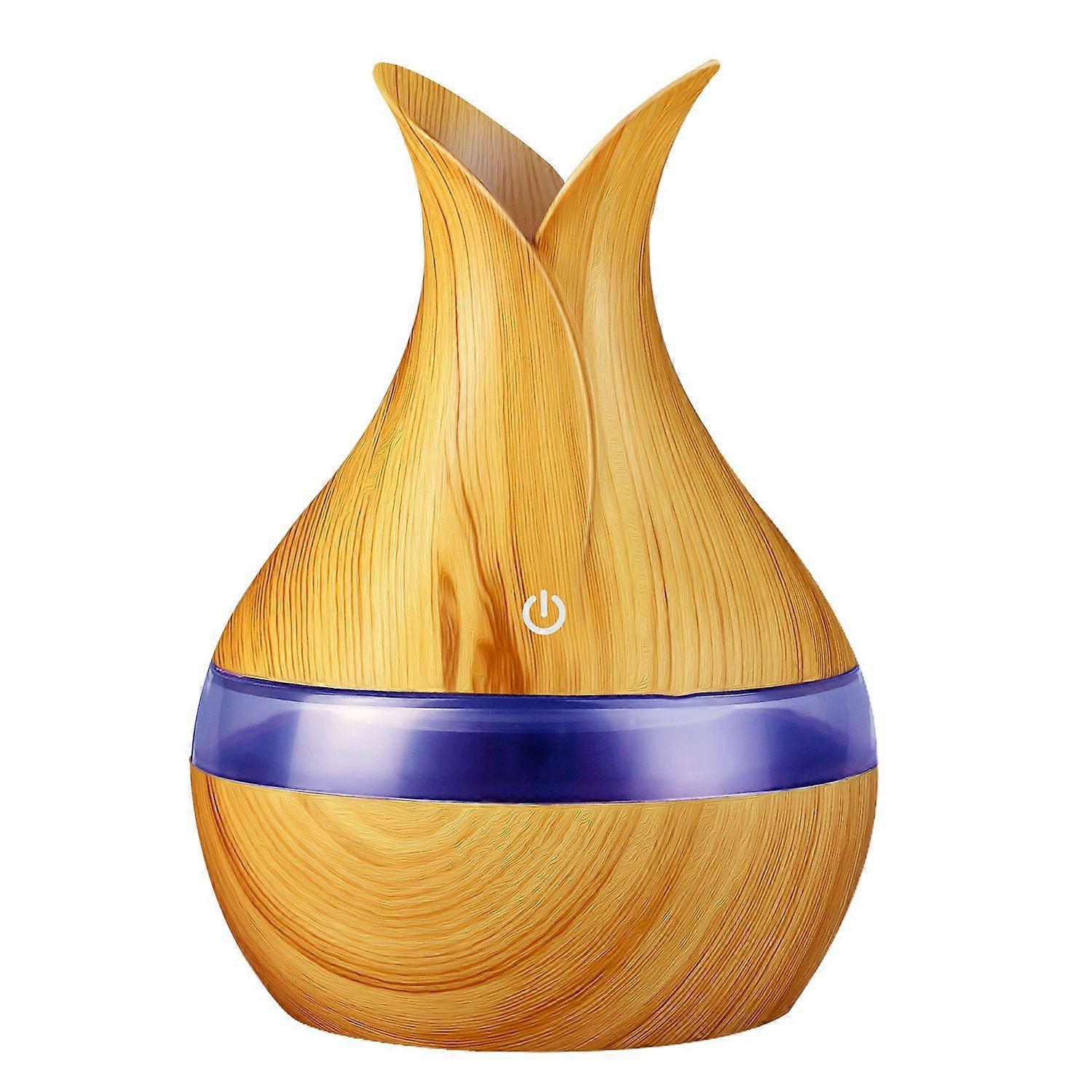 pc Essential Oil Diffuser, Aromatherapy Diffuser Humidifier, 300ML, 7 Lights, Includes USB Cable, Vase Shape