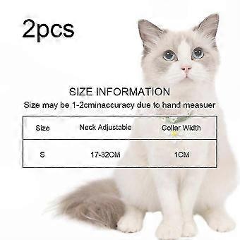 Cat Collar with Bell Pendant and Bow Tie for Small Dogs and Cats