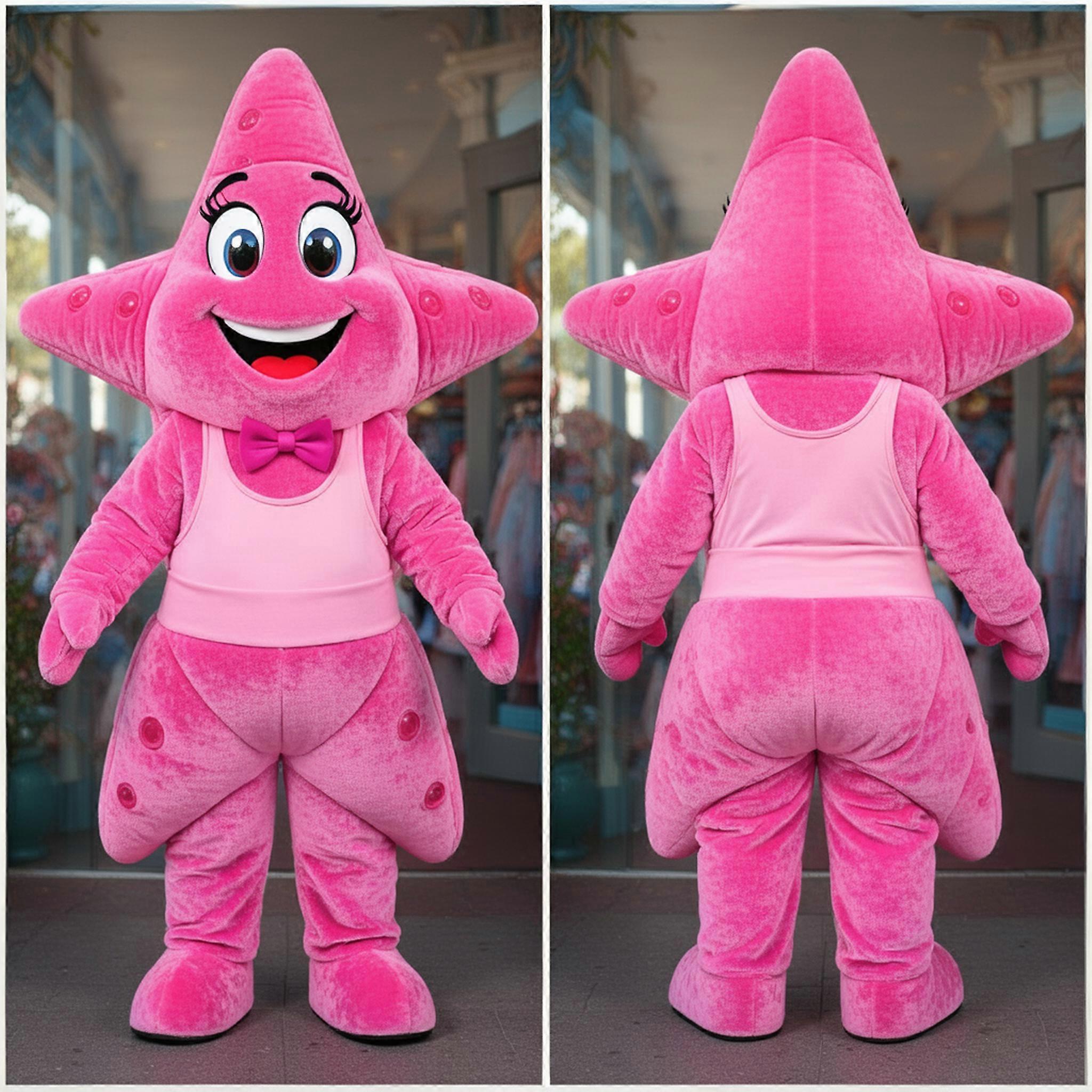MASTICOT Pink Velvety Starfish Mascot