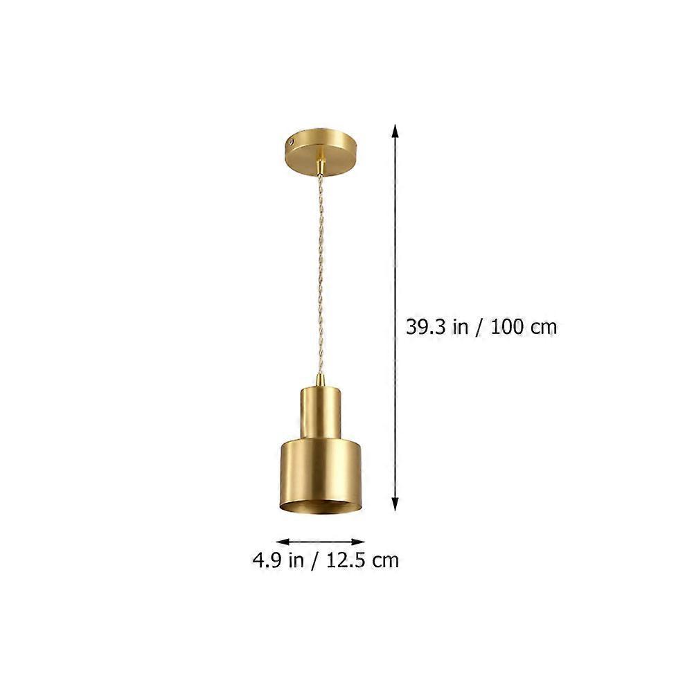 Creative Iron Single Chandelier for Lighting Simple Ceiling Lamp
