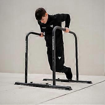 Premium Dip Bars, Calisthenics & Fitness Training Equipment with Adjustable and Non-Slip Feet, Ideal for Indoor and Outdoor Workouts.