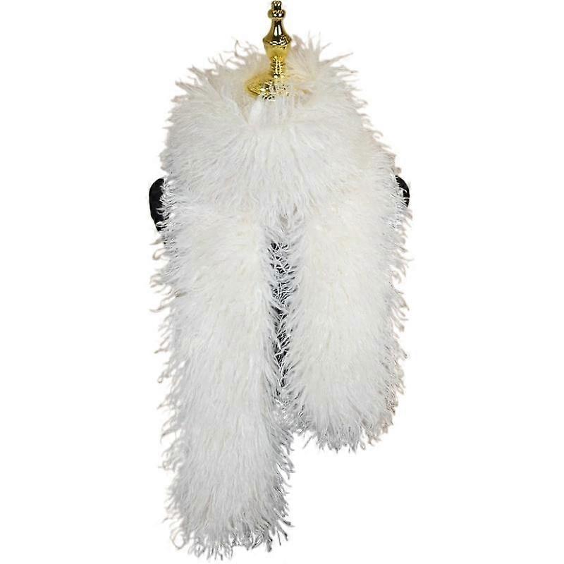 Thick Plush Scarf Curly Loop Wool Wrap Double Sided Warm Collar Windproof Layer