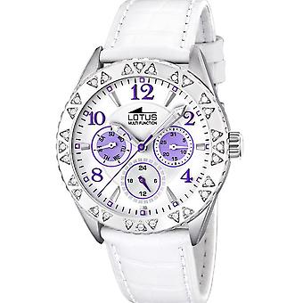 Lotus cool Quartz Analog Woman Watch with Cowskin Bracelet L15681/6