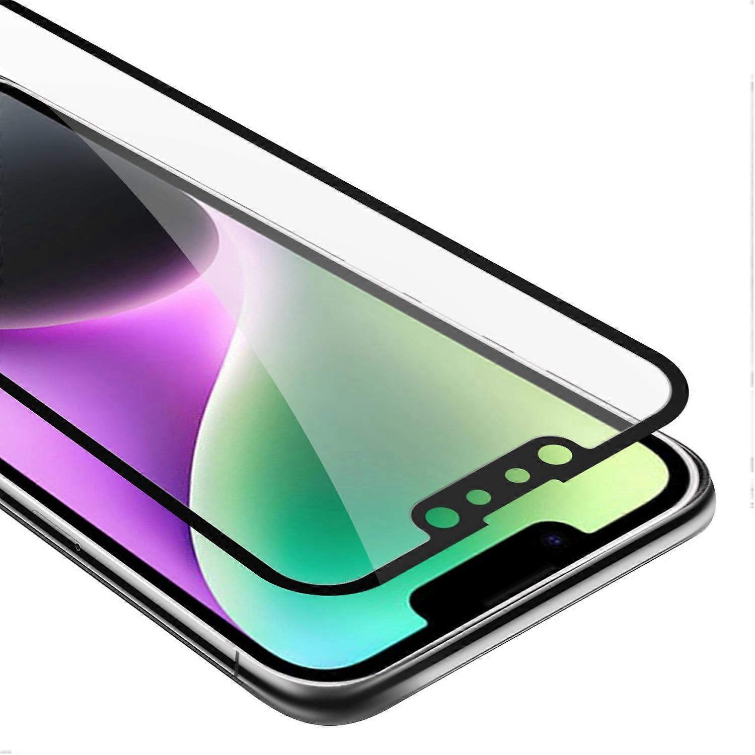 Screen protector compatible with iPhone 14 tempered glass
