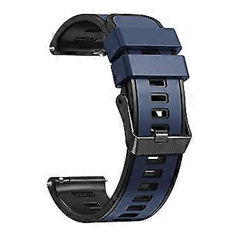 Soft Silicone Sport Band for Huawei Watch GT 5 46mm, Quick Release 22mm Strap with Secure Buckle