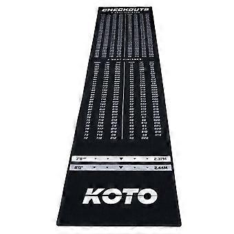 Carpet Checkout Dartmat, 285x80 cm, Anti-slip Laag