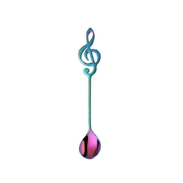 Musical Notes Coffee Stirring Spoon Desserts Sugar Spoons Tableware Kitchen Tool