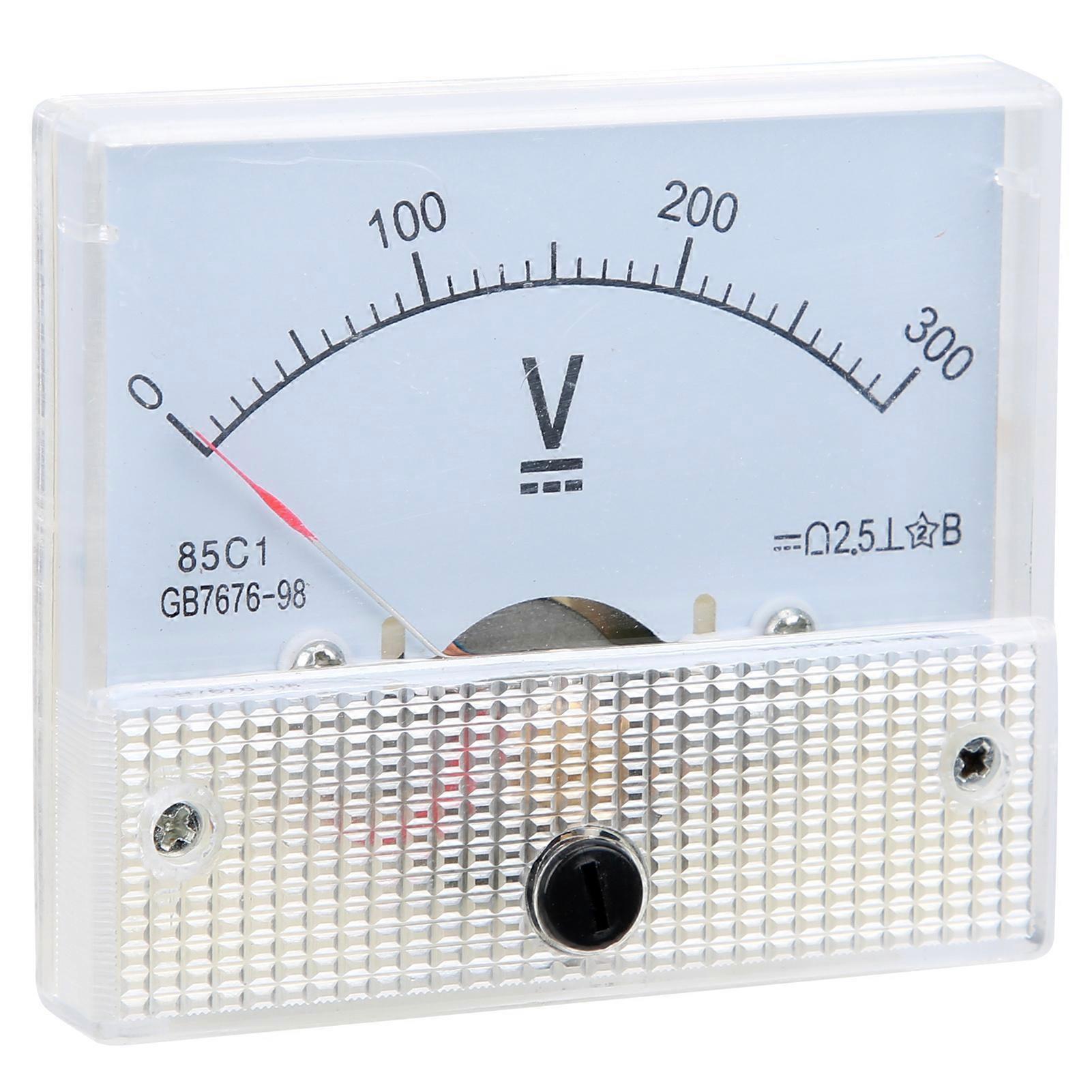 DC Pointer Voltmeter High Accuracy Installation Measuring Instrument 85C1 DC 0~300V