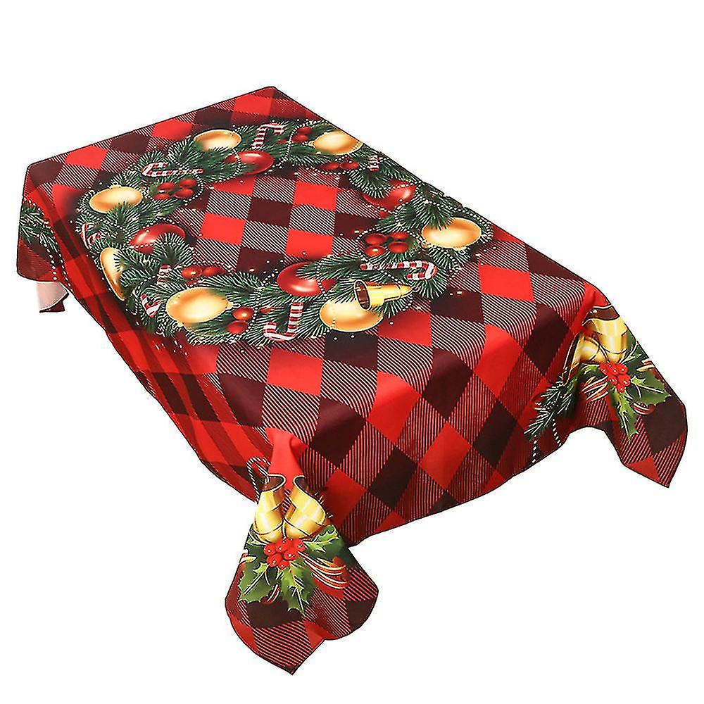 Printed Fabric Tablecloth Christmas Printed Tablecloth For Christmas, Holiday And Winter, Rectangular 1.4*1.8m