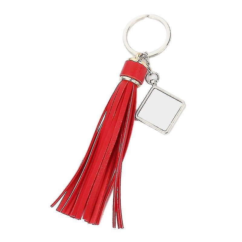 Sublimation Blank Tassel Tag Keychain For Present Making Graduation Present