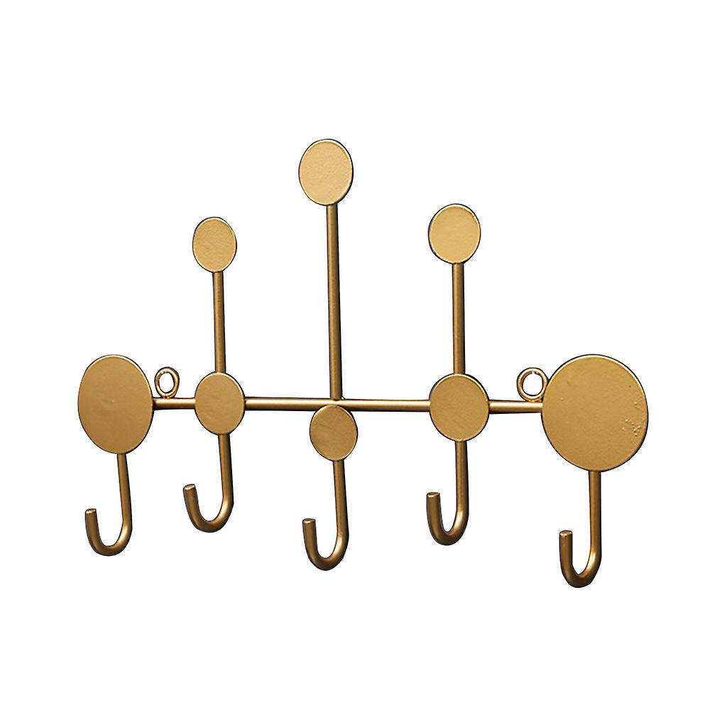 الحديد المطاوع هوك بسيط الحديث معطف معدني هوك شماعات الحائط تخزين الرف لباب خزانة ملابس غرفة نوم المنزل