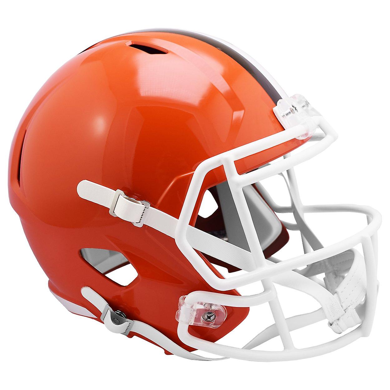 Riddell Speed 复制品足球头盔克利夫兰布朗队 1975-05