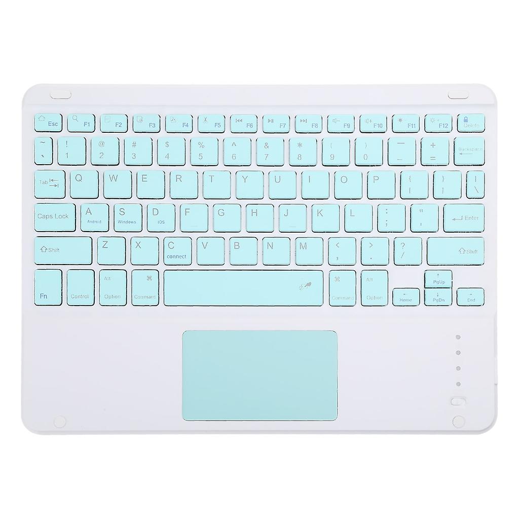Wireless Bluetooth-compatible Keyboard with Touchpad USB Rechargeable Built-in