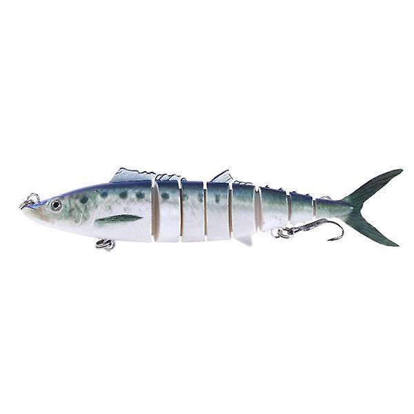2x8 Segment Multi Jointed Fishing Lure Bionic Bait Eel Swimbait Blue