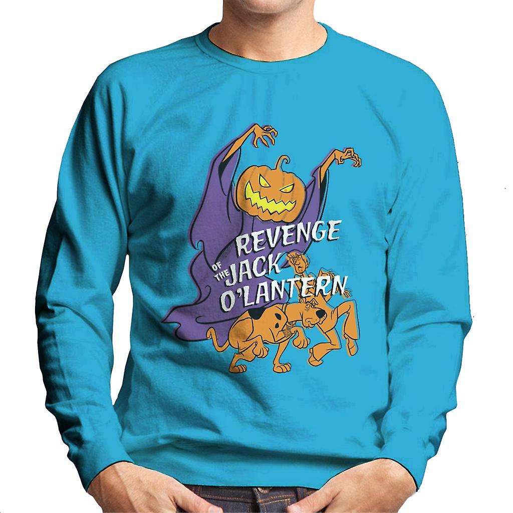 Scooby Doo Halloween Jack O Lantern Men's Sweatshirt