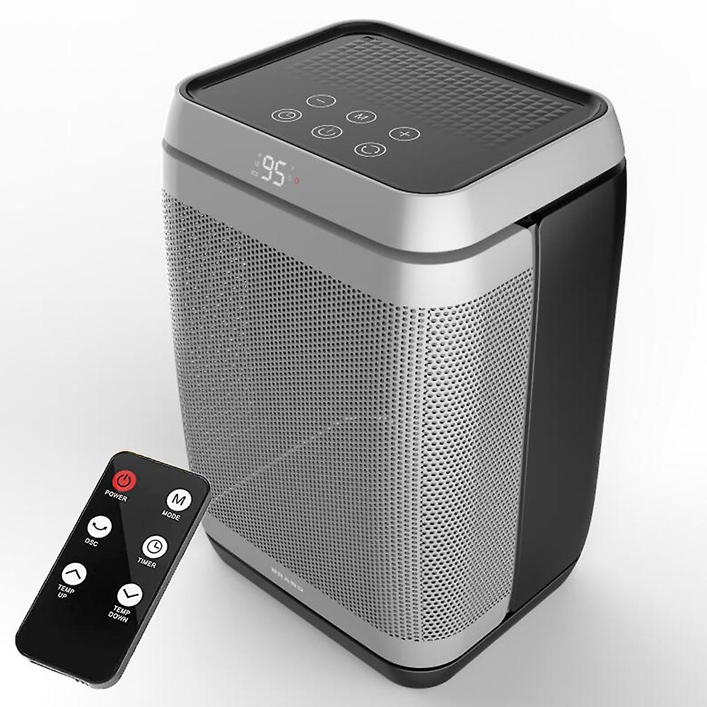 1500w Portable Space Heater With Remote Control Ceramic Heater