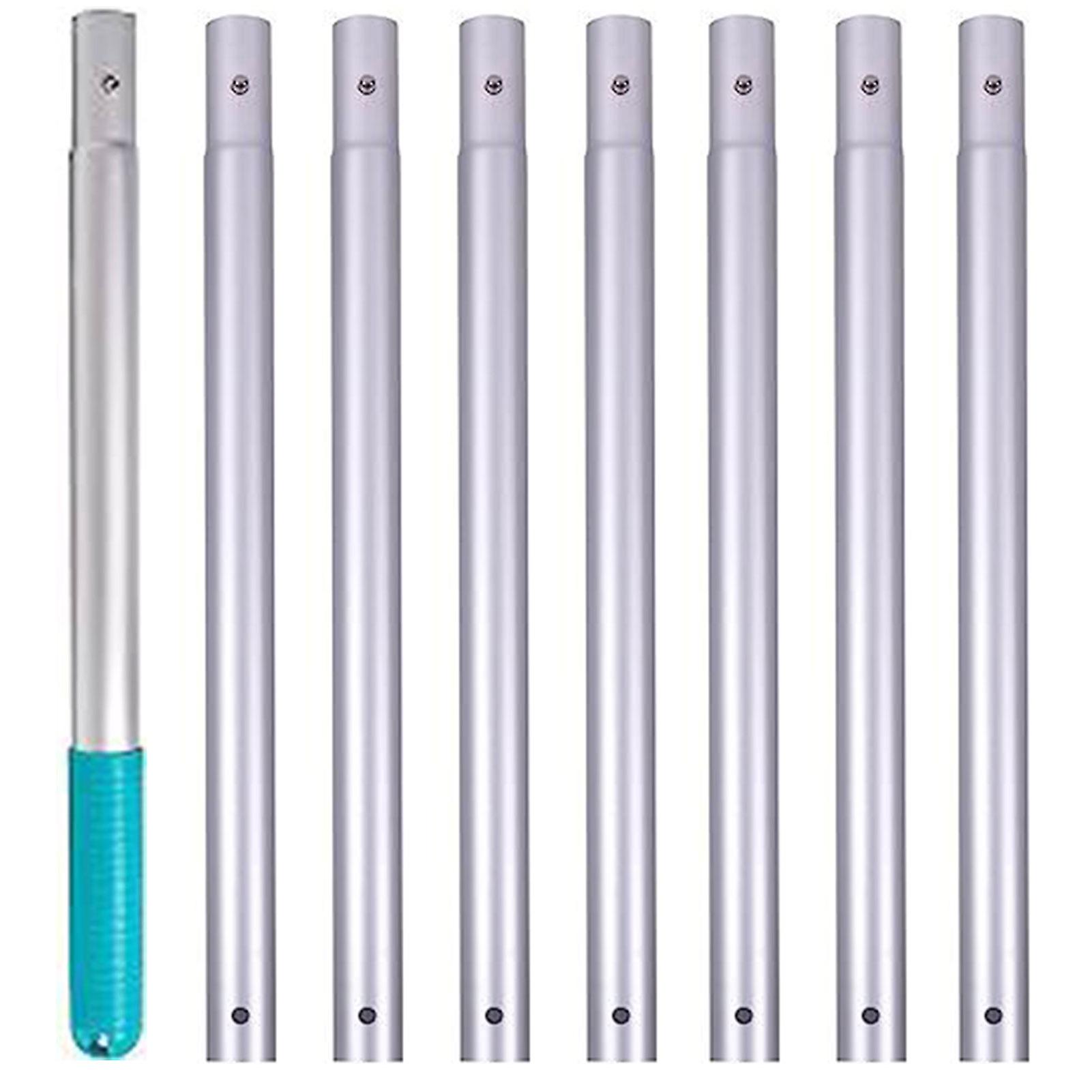 Aluminum Pool Cleaning Poles Multipurposes Sturdy Cleaning Pole For Skimmer Net Rake Brush