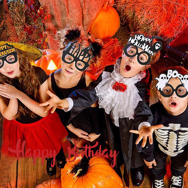 12pcs Halloween Eyeglasses Novelty Toy Glasses Cosplay Halloween