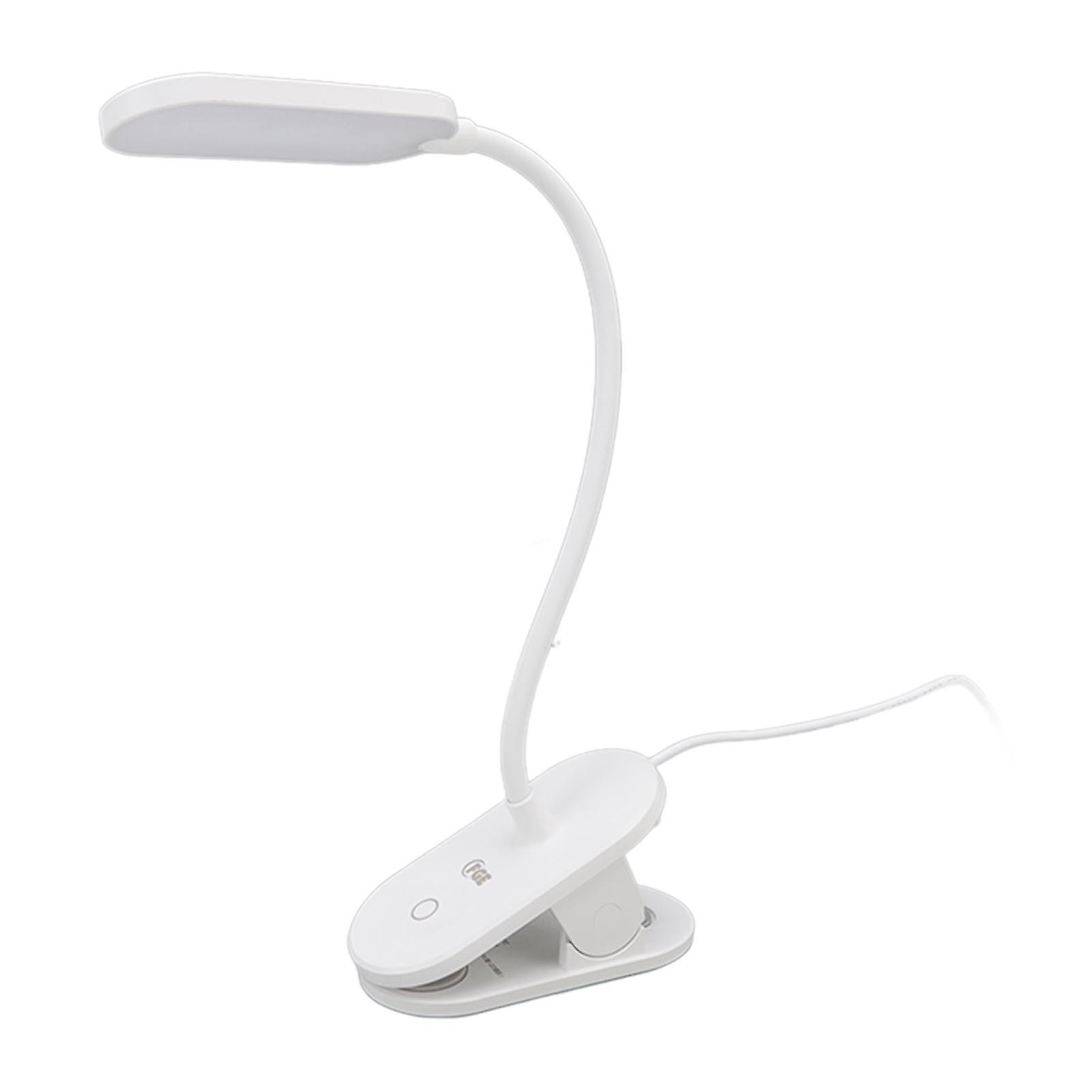 LED Reading Lamp with Clip ABS Eye Protection 3 Modes 6500K White Light Eye Protection Book Lamp for Home Dormitory