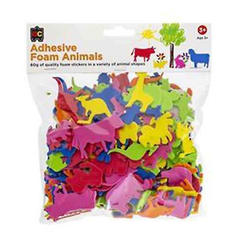 ANIMALS EC Adhesive Foam 60gm Brightly Coloured Eye Catching Ages 3 and Up