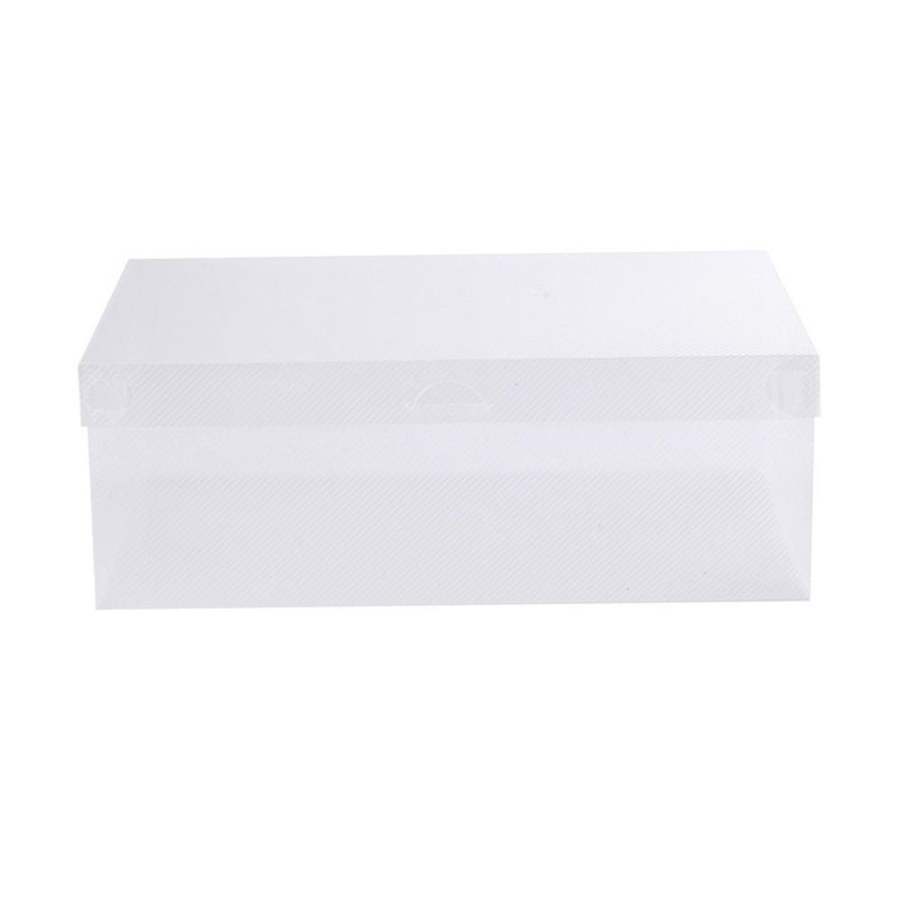 Transparent Dust-proof Stackable Drawer Shoes Storage Box Container Organizer