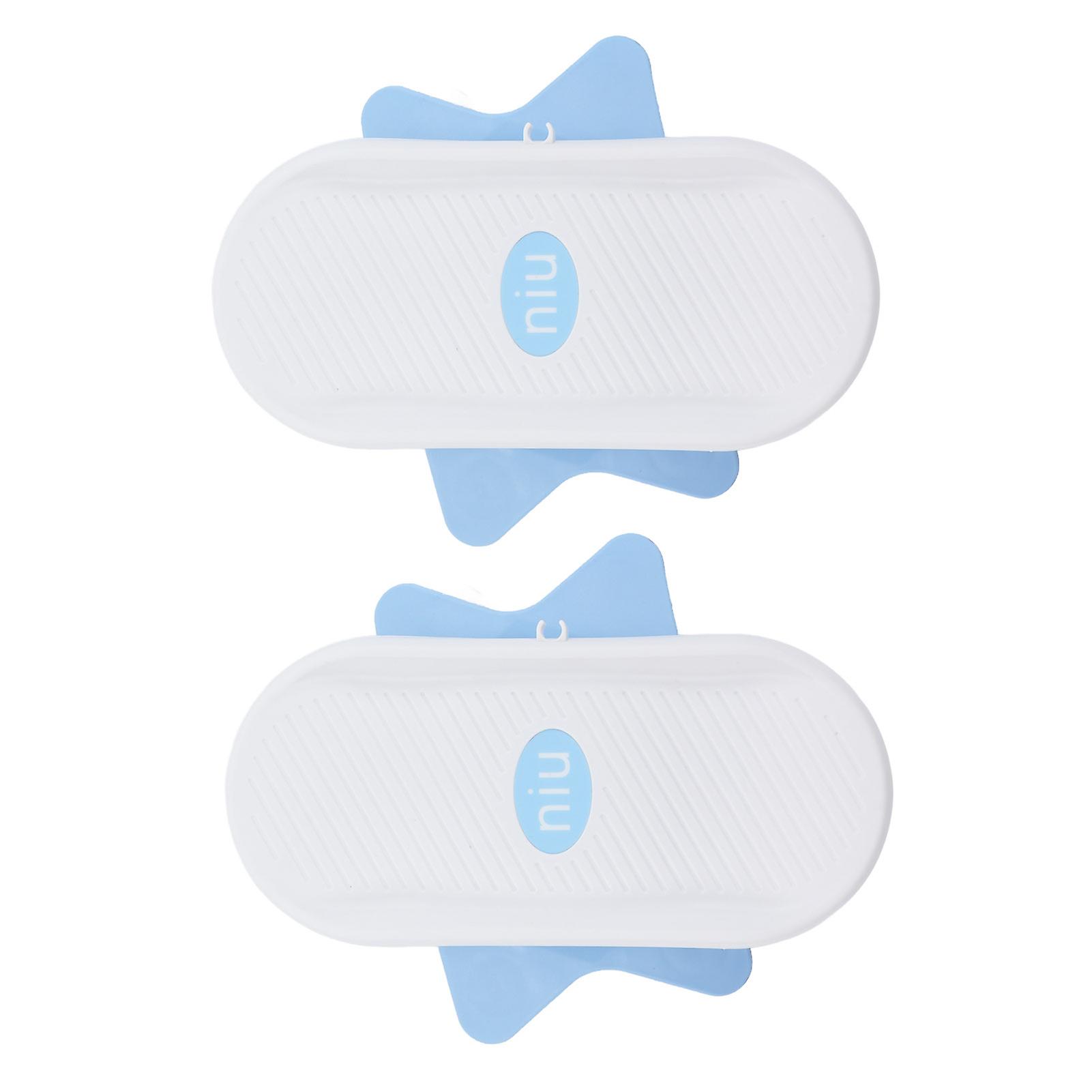 Separated Twisting Waist Board Plastic Exercise Waist Twisting Machine for Outdoor Fitness Blue