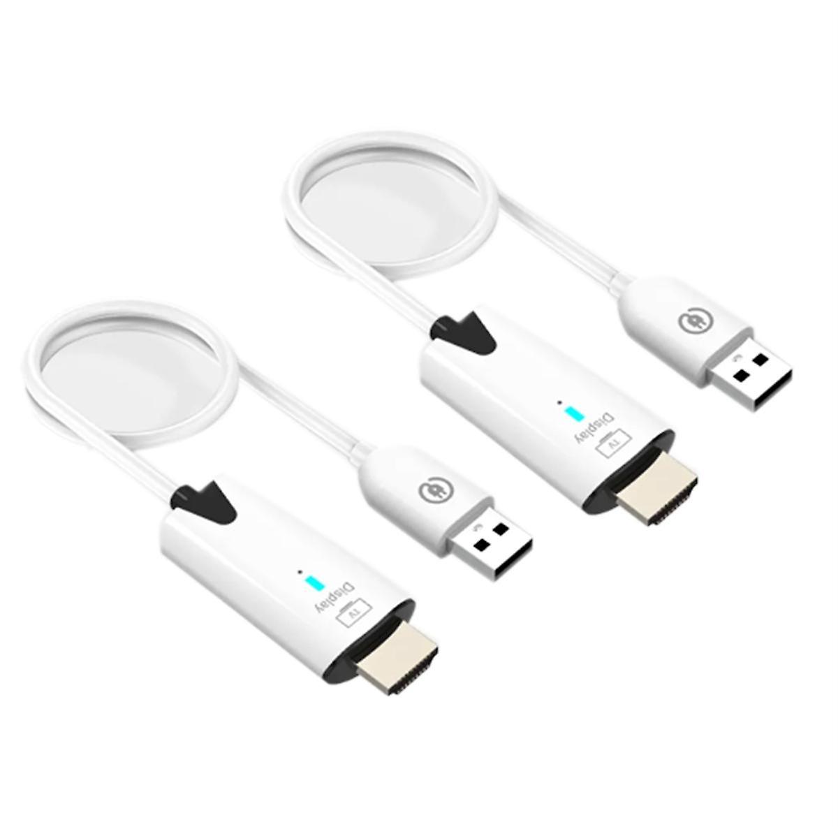 5G 30M Wireless -Compatible Extender Cable Audio Video Transmitter&Receiver Display Adapter for Cam