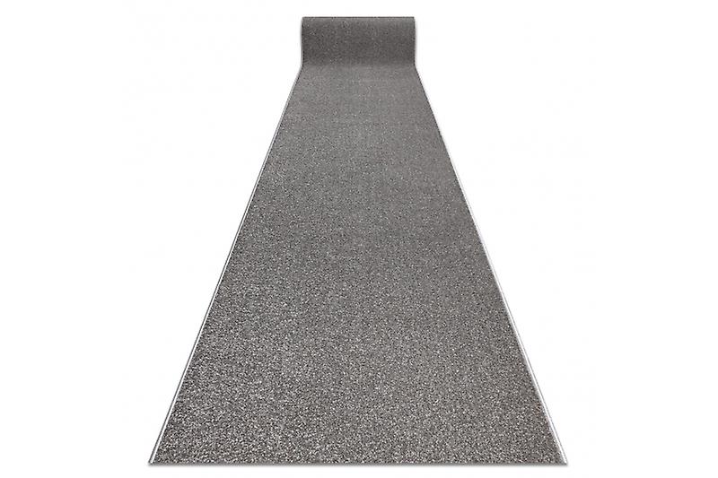 Runner KARMEL Plain, one colour grey 140 cm
