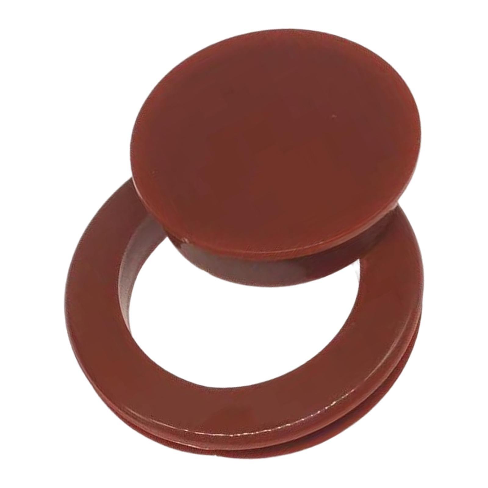 Patio Table Umbrella Hole Rings Plug Brown Red