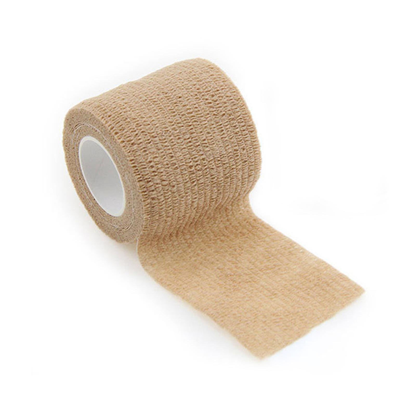 Self Adhesive Sports Wrap Bandage Breathable Cohesive Bandage Wrap Roll High Elasticity