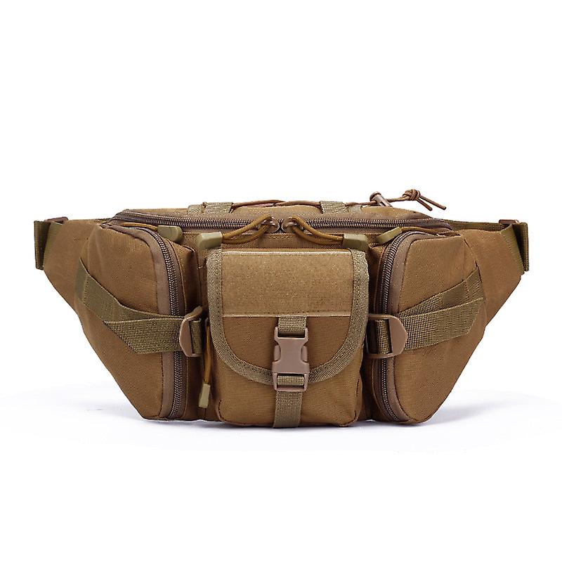Men Women Fanny Pack Waist Bag Multi-functional Multi-functional Solid Color Camouflage Outdoor Waterproof Chicken Chest Shoulder